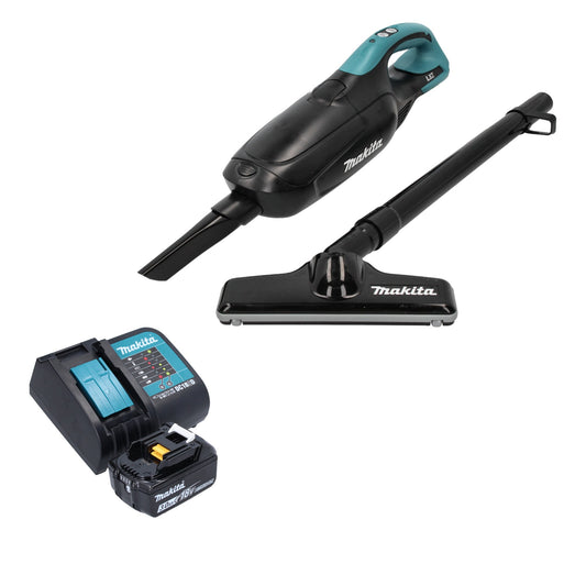 Makita DCL 182 SF1 B Akku Staubsauger 18 V Schwarz + 1x Akku 3,0 Ah + Ladegerät