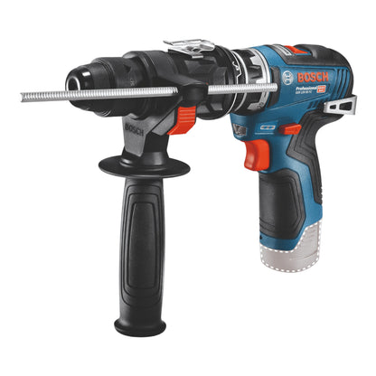 Bosch GSR 12V-35 FC Akku Bohrschrauber 12 V 35 Nm Brushless ( 06019H300B ) + 2x Aufsatz + L-Boxx - ohne Akku, ohne Ladegerät