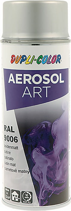 Peinture colorée en aérosol DUPLI-COLOR type AÉROSOL blanc aluminium satiné mat (4000363058)