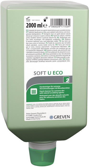 PHYSIODERM nettoyant pour les mains GREVEN® SOFT U ECO 2 l (8000094784)