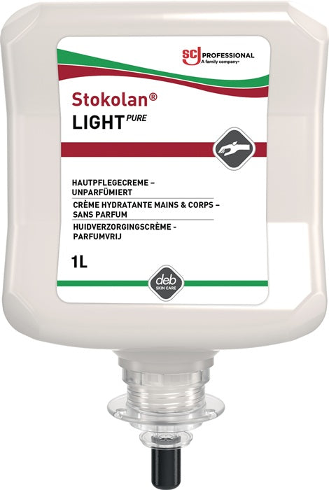 SC JOHNSON PROFESSIONAL crème de soin Stokolan® Light PURE 1 l ( 4707020181 )