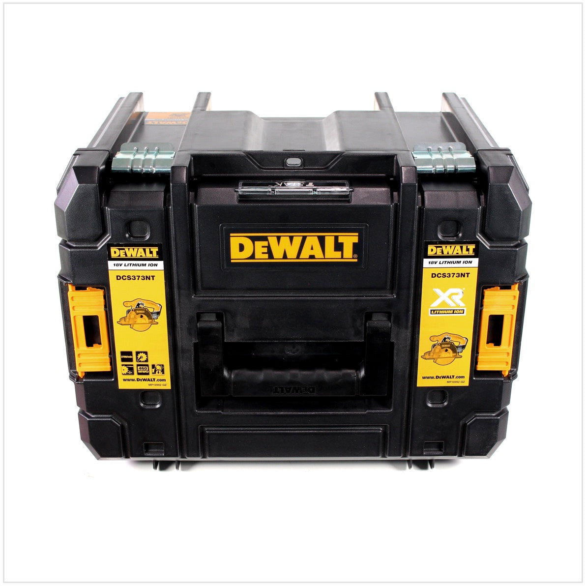 Dewalt DCS 373 M2 Akku Metall Kreissäge 18 V 140 mm + 2x Akku 4,0 Ah + Ladegerät + Sägeblatt + TSTAK - Toolbrothers