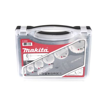 Makita D-24898 9-teiliges Lochsägen Set - für Elektriker + Auswurffeder und 2x Aufnahme mit Zentrierbohrer - Toolbrothers