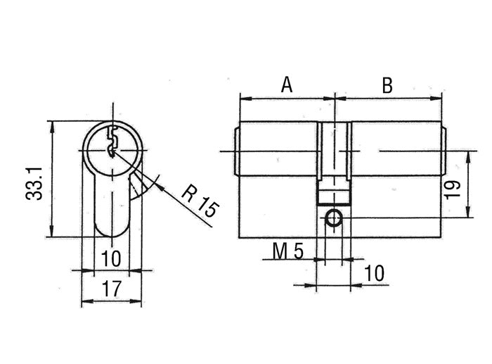 BKS Profildoppelzylinder PZ 8800 31/31 mm ( 3000251990 )