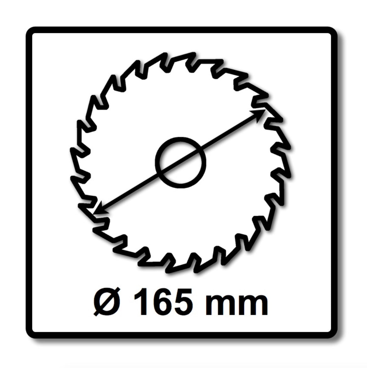 Makita SPECIALIZED Kreissägeblatt für Holz 165 x 20 x 1,6 mm 40 Zähne ( B-32960 ) - Toolbrothers
