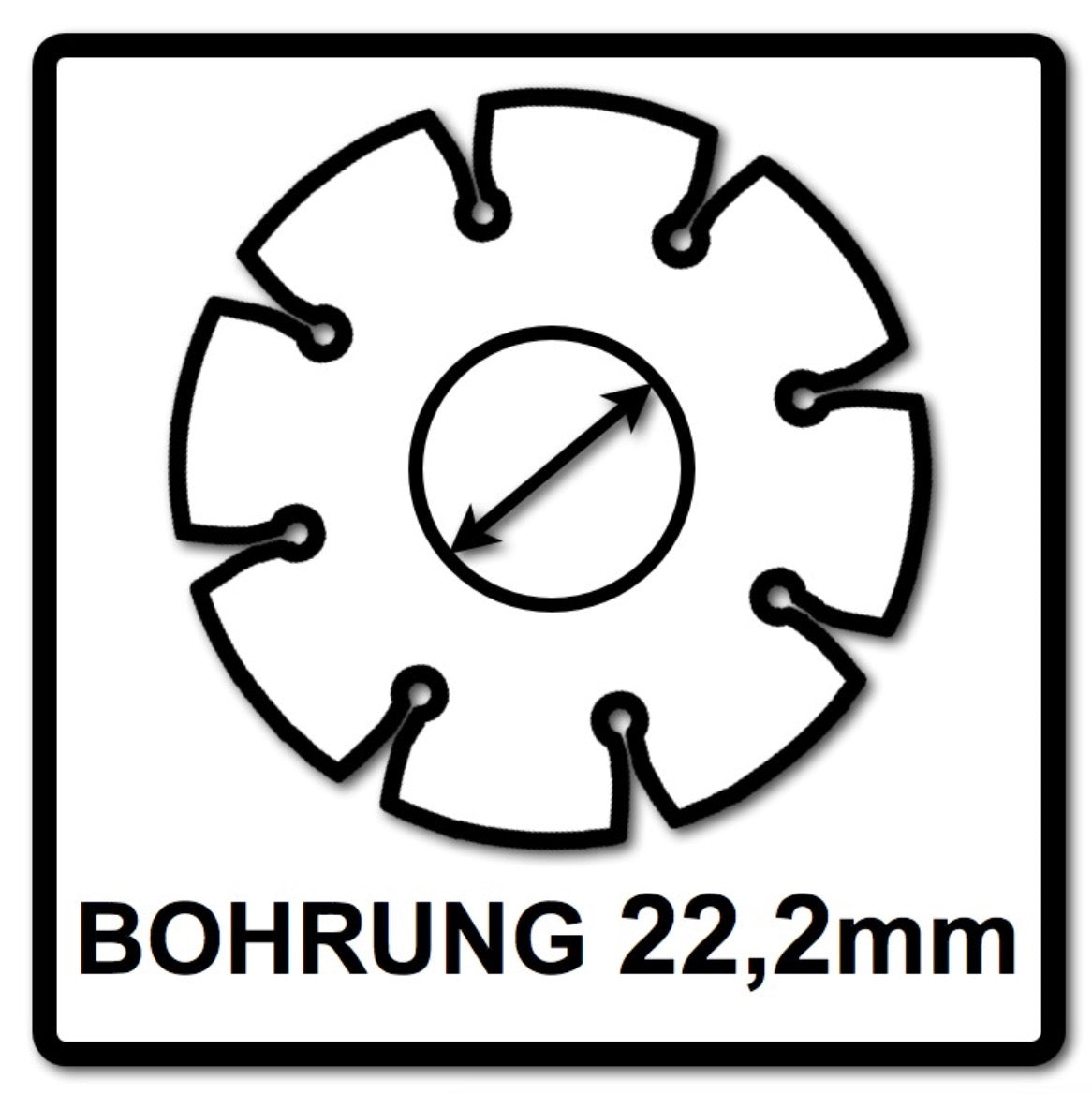 Makita Diamak 230 mm 1 Stk. ( D-61145 ) Diamant Trennscheibe für Stein, Beton Aufnahme 22,23 mm - Toolbrothers