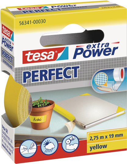 TESA ruban textile extra Power® 56341 jaune (3000265352)