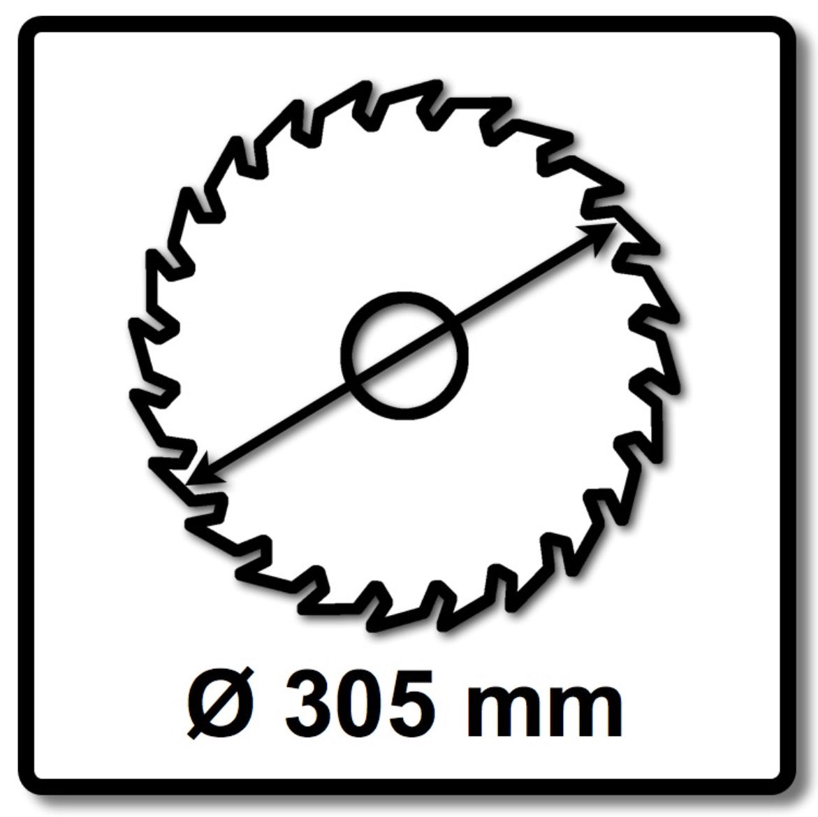 Makita MAKBLADE Kreissägeblatt für Holz 305 x 2,3 x 30 mm 32 Zähne ( B-32742 ) für Kapp- und Gehrungssägen - Toolbrothers