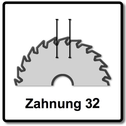 Makita MAKBLADE Kreissägeblatt für Holz 305 x 2,3 x 30 mm 32 Zähne ( B-32742 ) für Kapp- und Gehrungssägen - Toolbrothers