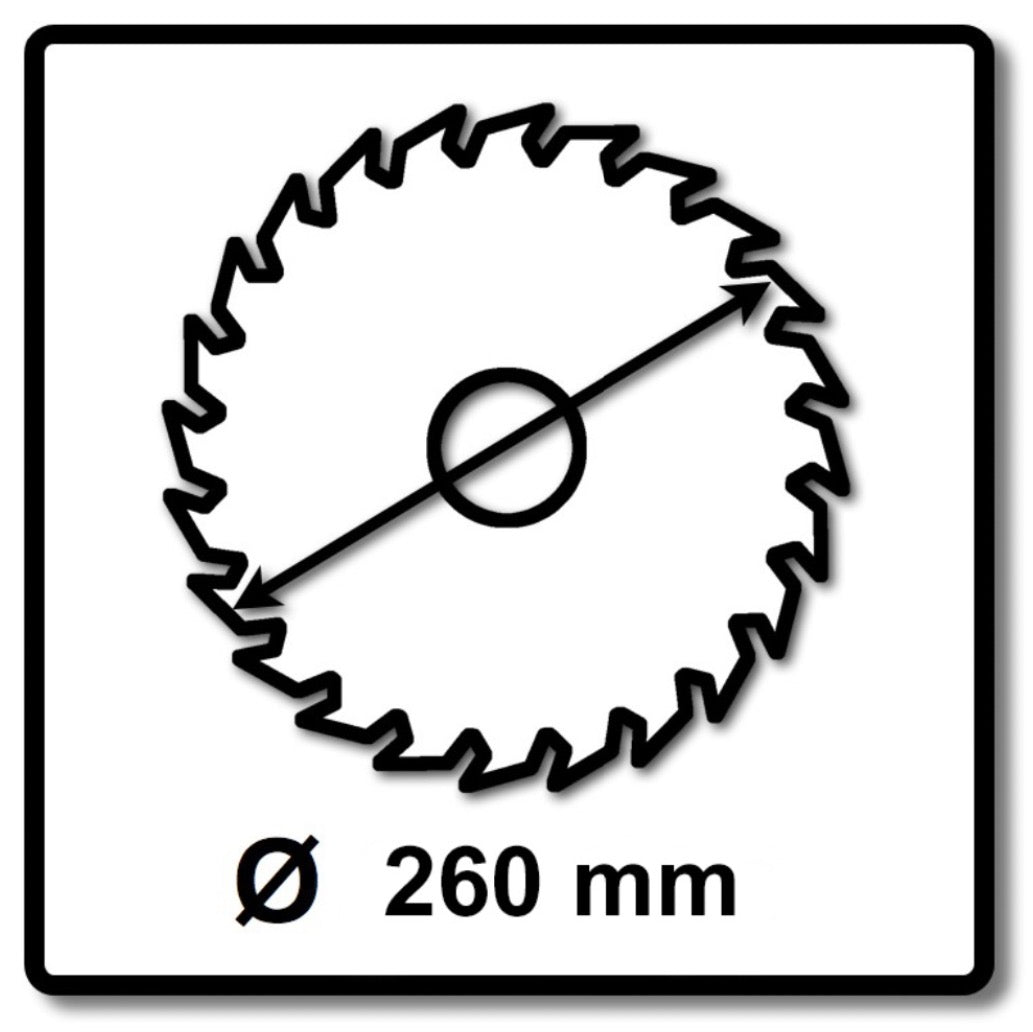 Makita MAKBLADE PLUS Kreissägeblatt für Holz 260 x 30 x 2,8 mm 48 Zähne ( B-33495 ) - Toolbrothers