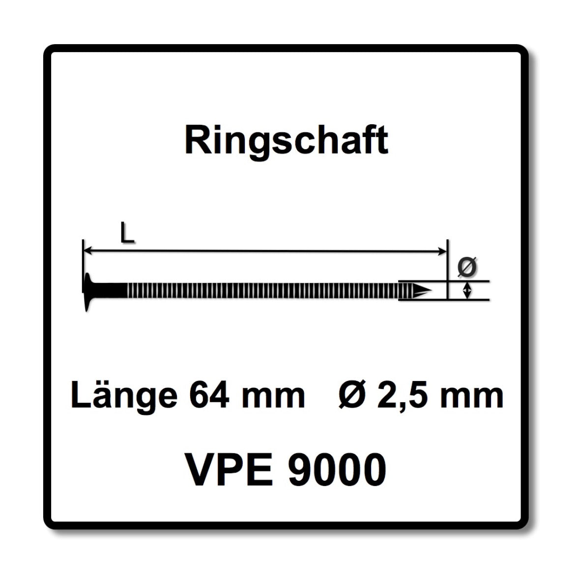 Bostitch N89C-1P-E Coilnagler N89C CT 90mm Max Druckluftnagler + 9000 St. Bostitch Coilnägel Ringschaft 2,50 x 64 mm ( F250R64Q ) - Toolbrothers