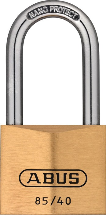 Cadenas à cylindre ABUS 85/40HB40 gl serrure largeur du corps 40 mm (3000280044)