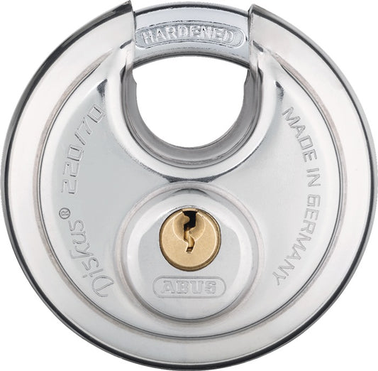 Cadenas à cylindre ABUS 220/70 largeur du corps de serrure 70 mm (3000280272)