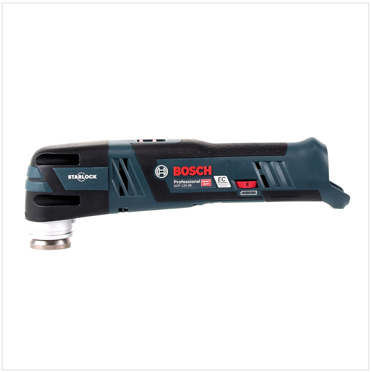 Bosch GOP 12V-28 Professional Akku Multi Cutter 12 V Brushless + 2x Akku 6,0Ah + Ladegerät + Starlock Tauchsägeblatt + OMT Zubehörset Trockenbau 7-tlg + L-Boxx - Toolbrothers