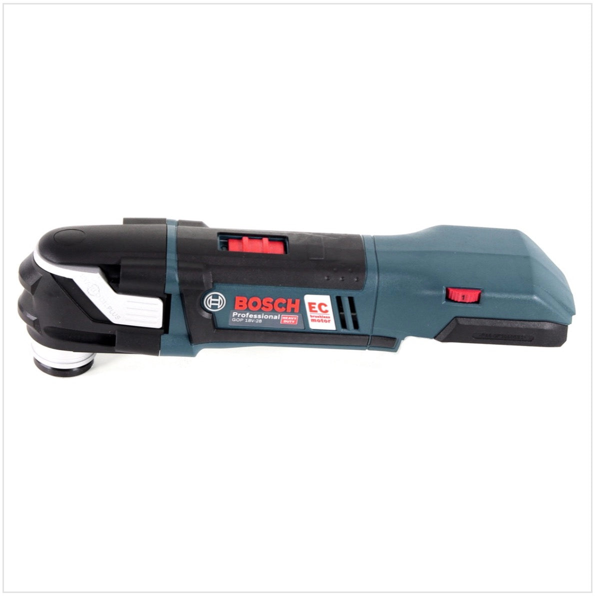 Bosch GOP 18V-28 Akku Multi-Cutter StarlockPlus Brushless + 2x Akku 6Ah + Ladegerät + 7tlg. Zubehörset für Trockenbau + L-Boxx - Toolbrothers