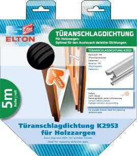 ELLEN Türanschlagdichtung K2953 DIY Länge 5 m zum Einfräsen ( 3327023259 )