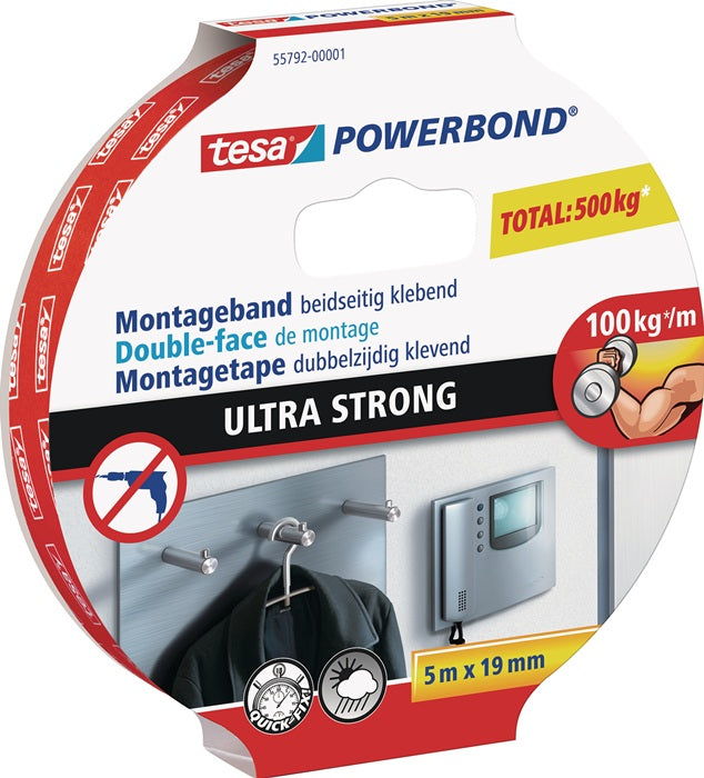 TESA Montageband Powerbond Ultra Strong 55792 weiss ( 4000309018 )