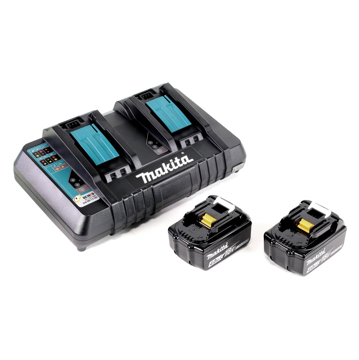 Makita DSP 600 PMJ Akku Tauchsäge 36V (2x18V) Brushless + 2x Akku 4,0Ah + Doppellladegerät + Makpac - Toolbrothers