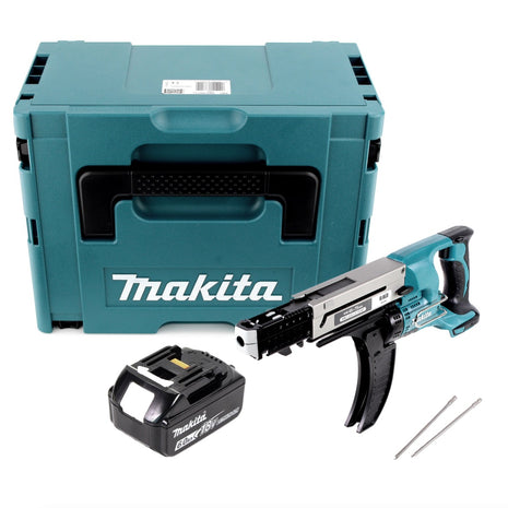 Makita DFR 750 G1J Akku Magazinschrauber 18V 45-75mm + 1x Akku 6,0Ah + Makpac - ohne Ladegerät - Toolbrothers