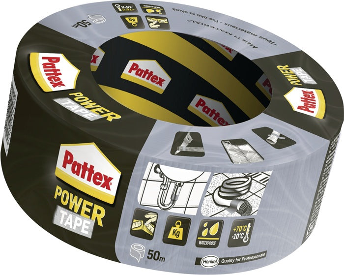 PATTEX Gewebeband Power-Tape silber-grau ( 4000353091 )