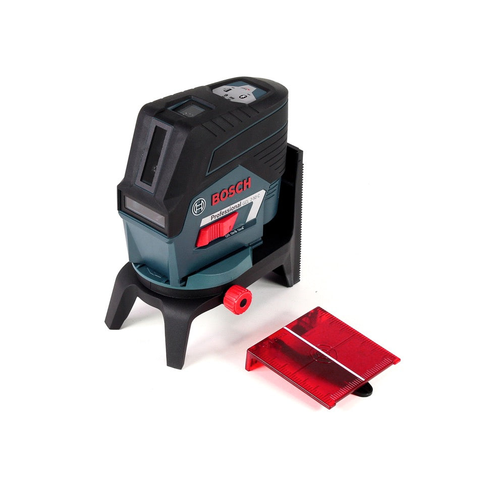 Bosch GCL 2-50 C Professional Linienlaser 12 V mit RM2 Zieltafel, Schutztasche, Drehhalterung und Batterien - App-fähig ( 0601066G00 ) - Toolbrothers