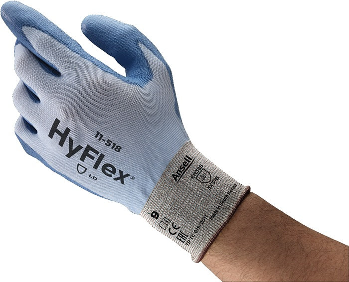 ANSELL gants de protection contre les coupures HyFlex® 11-518 taille 9 bleu (4000371086)