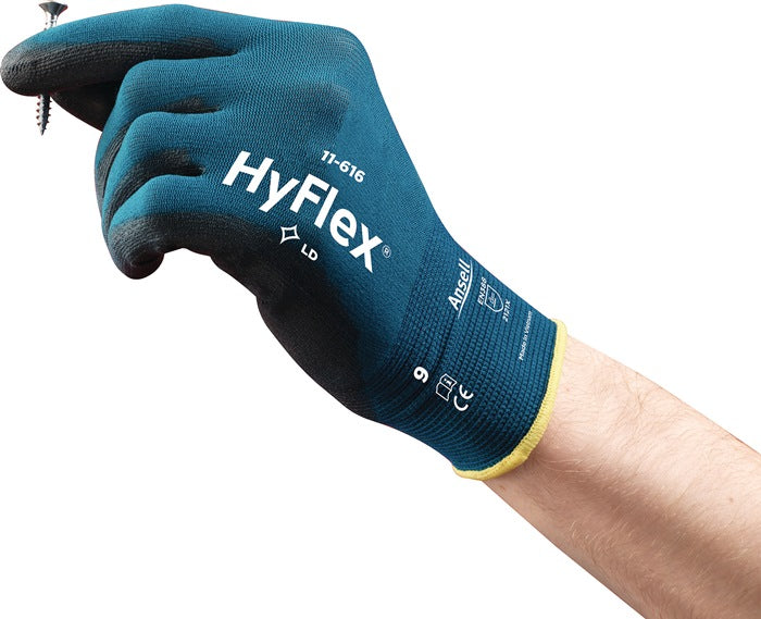 ANSELL Handschuhe HyFlex® 11-616 Größe 7 grünblau/schwarz ( 4000371326 )