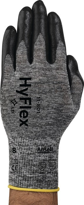 ANSELL Handschuhe HyFlex 11-801 Größe 7 grau/schwarz ( 4000371465 )