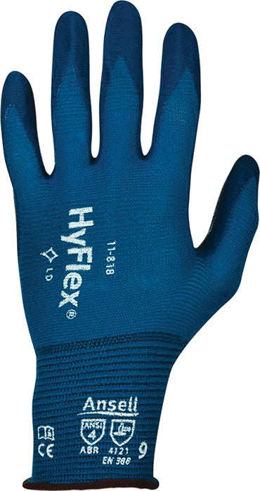 ANSELL Handschuhe HyFlex® 11-818 Größe 9 dunkelblau ( 4000371625 )