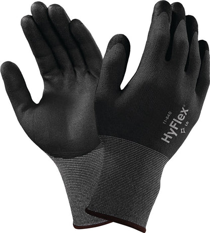 ANSELL Handschuhe HyFlex® 11-840 Größe 8 schwarz/grau ( 4000371654 )