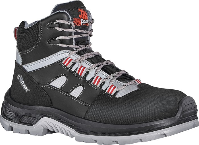 U.POWER Sicherheitsstiefel Cross Größe 47 schwarz/grau/rot ( 4000372127 )