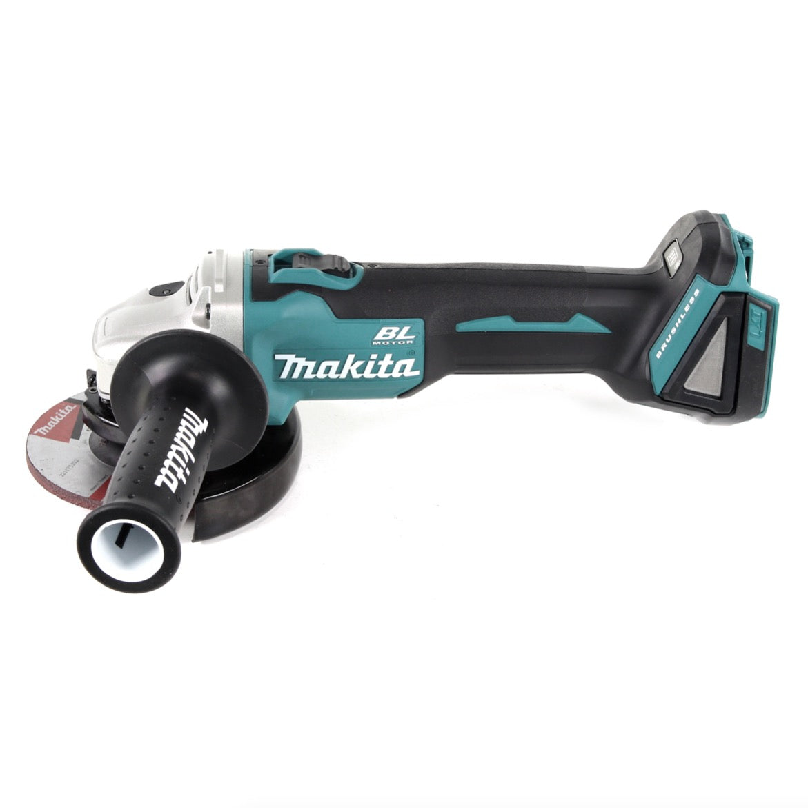 Makita DGA 504 ZJ Akku Winkelschleifer 18 V 125mm Brushless Solo + Absaughaube + Makpac - ohne Akku, ohne Ladegerät - Toolbrothers