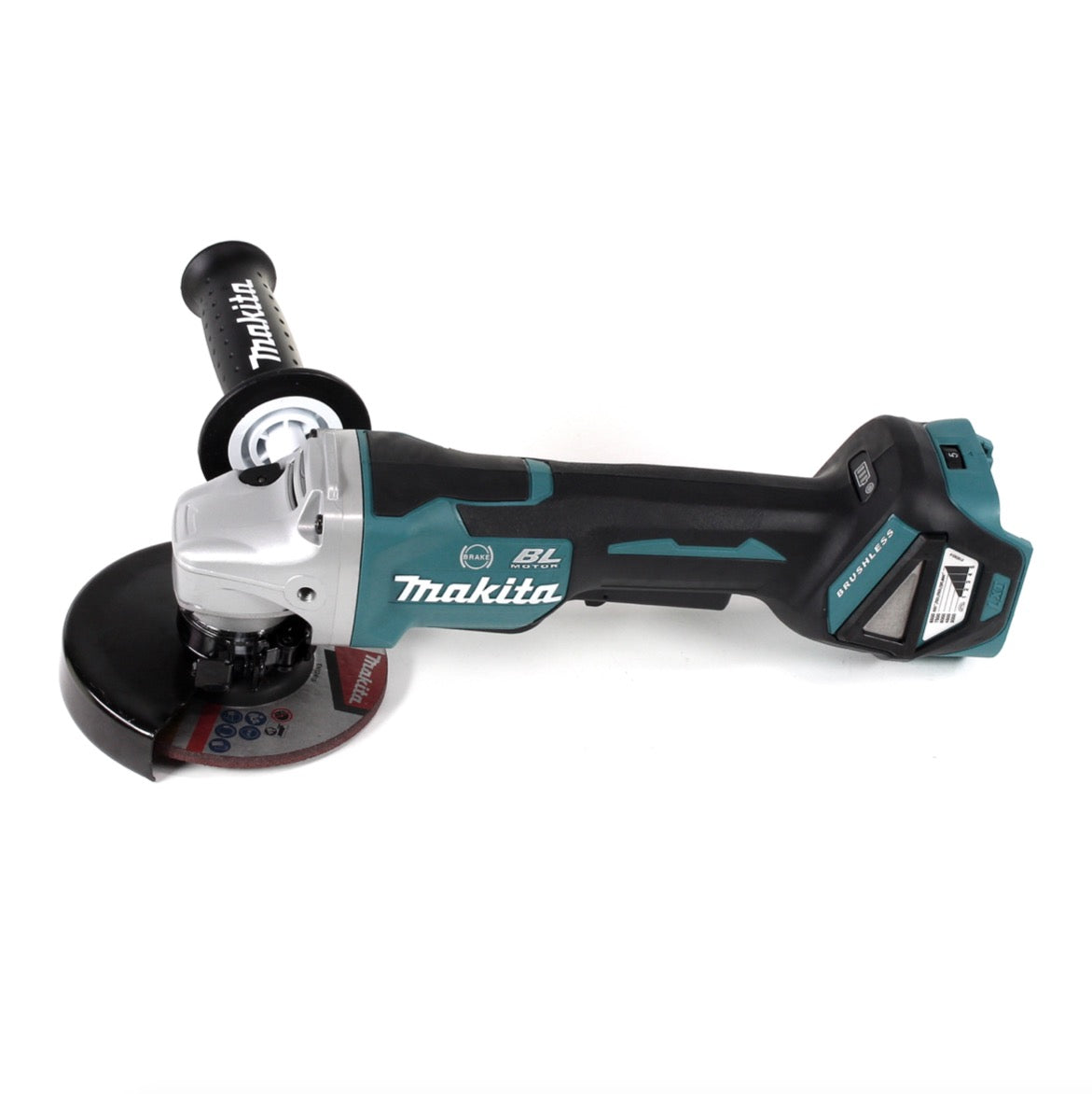 Makita DGA 517 RT1J Akku Winkelschleifer 18 V 125 mm Brushless + 1x Akku 5,0 Ah + Ladegerät + Makpac - Toolbrothers