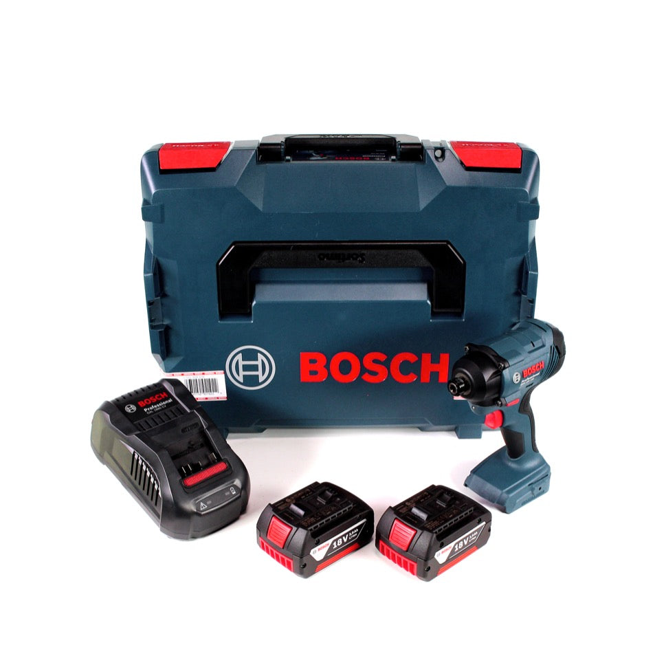 Bosch GDR 18V-160 Akku Drehschlagschrauber 18V 160Nm + 2x Akku 3,0Ah + Ladegerät + L-Boxx - Toolbrothers