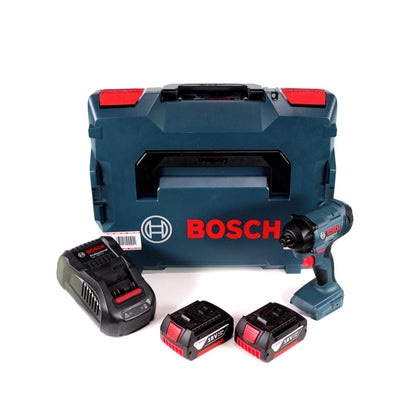 Bosch GDR 18V-160 Akku Drehschlagschrauber 18V 160Nm + 2x Akku 3,0Ah + Ladegerät + L-Boxx - Toolbrothers