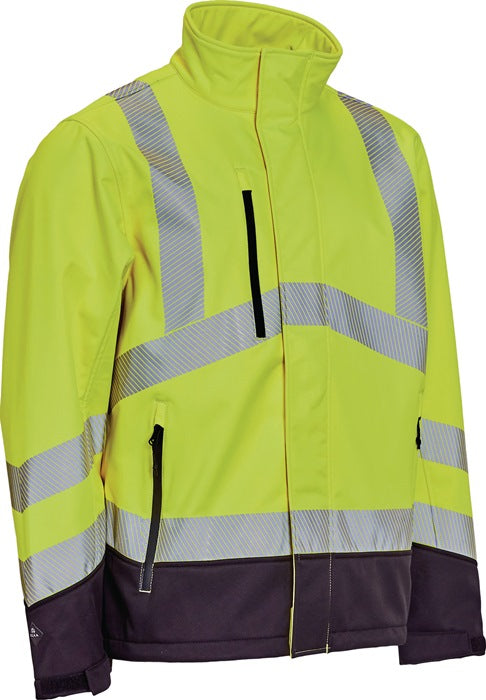 ELKA RAINWEAR Warnschutz-Softshelljacke VISIBLE XTREME Größe L ( 4000380461 )