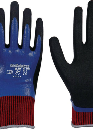 LEIPOLD Handschuhe Solidstar Nitril Grip Complete 1462 Größe 8 blau ( 4000391407 )