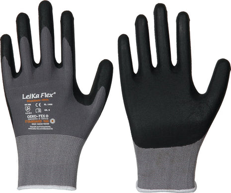 LEIPOLD Handschuhe LeiKaFlex 1466 Größe 8 grau ( 4000391413 )