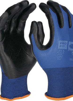 PRO FIT Handschuhe SPIKE Größe 9 blau / schwarz ( 4000391429 )