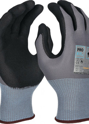 PRO FIT Handschuhe EXTRA Größe 8 grau / schwarz ( 4000391432 )