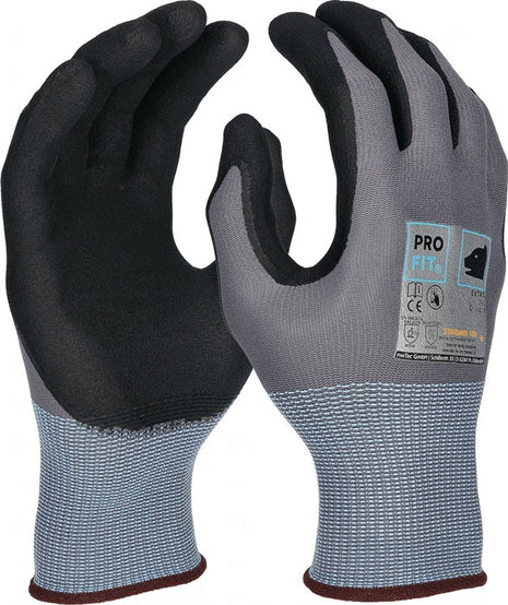 PRO FIT Handschuhe EXTRA Größe 8 grau / schwarz ( 4000391432 )