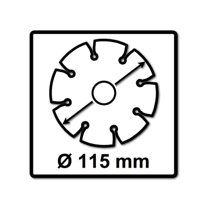 Bosch Trennscheiben für Metall - 115 x 22,23 mm, gekröpft - 25 Stück ( 2608600005 ) - Toolbrothers