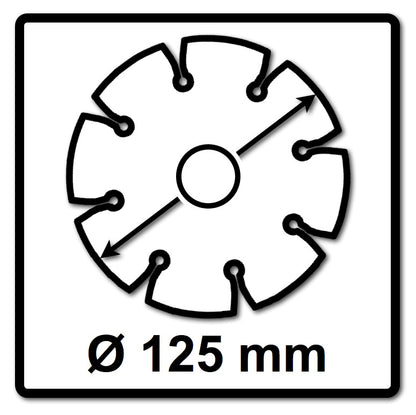 Makita Diamak 125 mm 10 Stk. ( 10x D-61139 ) Diamant Trennscheibe für Stein, Beton Aufnahme 22,23 mm - Toolbrothers