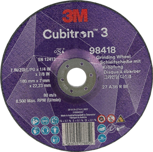 3M Schruppscheibe Cubitron™ 3 D180xS7mmKörnung 36+ ( 4000844236 )