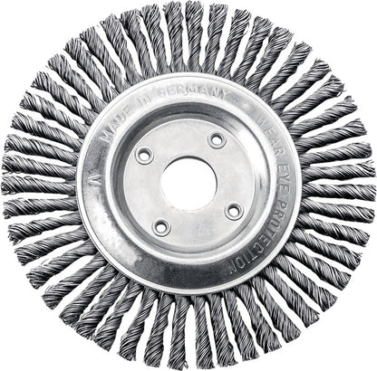 LESSMANN brosse ronde Ø 125 mm alésage fil épaisseur 0,5 mm (4000844932)