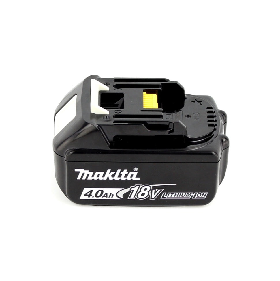 Makita DMR 202 M1 Baustellen Lautsprecher 18V - für Akku- und Netzbetrieb, mit Bluetooth-Funktion, AUX-Anschluss, USB-Port, LCD Display + 1x 4,0 Ah Akku - ohne Ladegerät - Toolbrothers