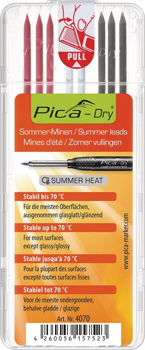 PICA Minenset Pica-Dry 3x graphit, 3x rot, 2x weiß ( 4000871414 )