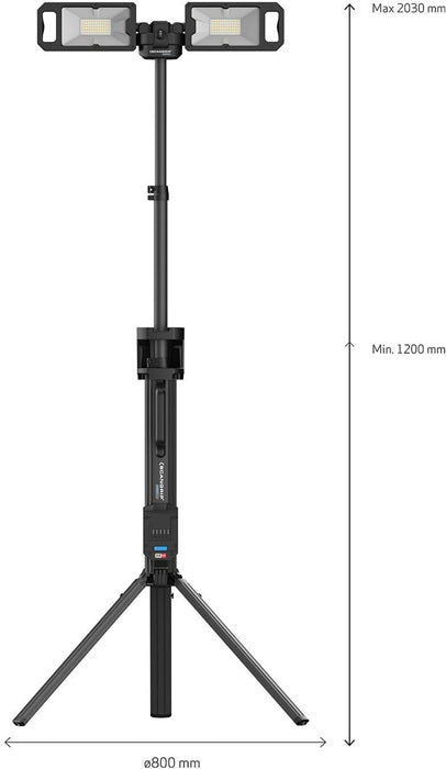 SCANGRIP LED-Strahler TOWER 5 CONNECT 45 W 2500 - 5000 lm ( 4000873485 )