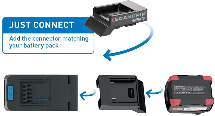 SCANGRIP LED-Strahler BASIC CONNECT 97 W 1000 lm ( 4000873496 )