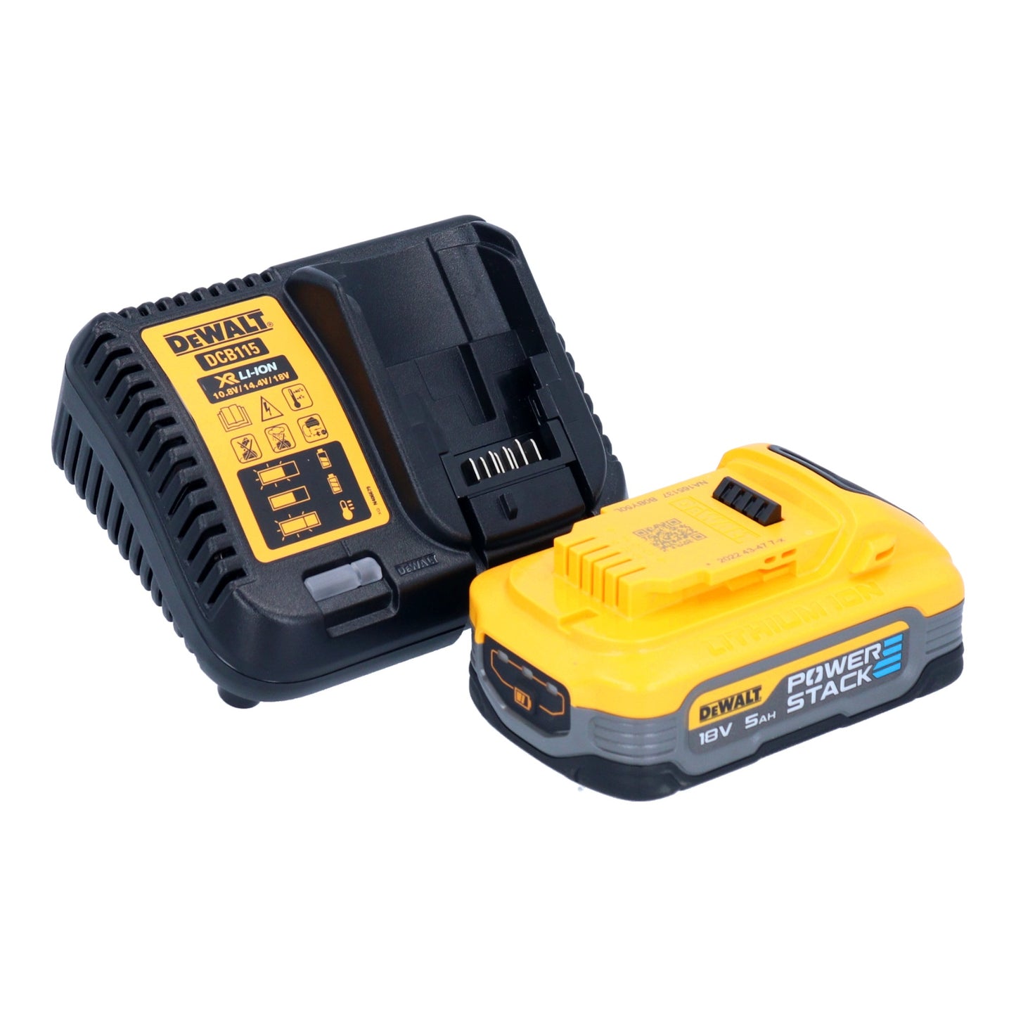 Visseuse pour cloisons sèches sans fil DeWalt DCF 620 H1T 18 V 30 Nm sans balais + 1 batterie Powerstack 5,0 Ah + chargeur + TSTAK